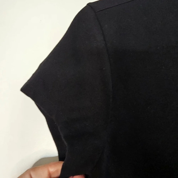 J. McLaughlin Women's Shift Dress Black Short Sleeve Size Small - Picture 7 of 14